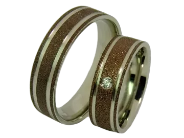 Model Freya - 2 rings stainless steel