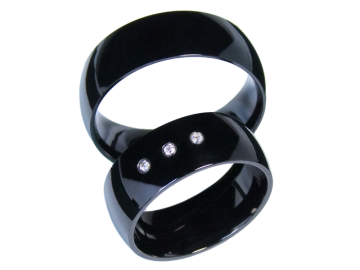 Modell Bella - 2 Ringe aus Edelstahl