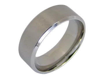 Model Pauletta - 2 rings made of stainless steel