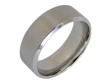 Model Pauletta - single ring made of stainless steel