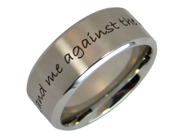Modell Moritz - 1 Ring aus Edelstahl