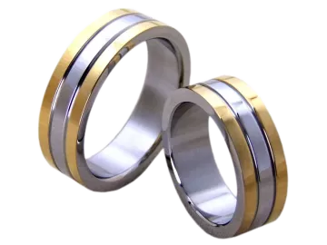 Model Reese - 2 rings stainless steel