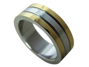 Modell Reese - 2 Ringe aus Edelstahl