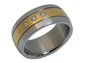 Modell Justin - 1 Ring aus Edelstahl