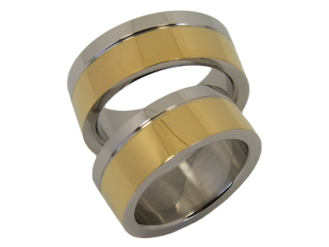 Modell Marie - 2 Ringe aus Edelstahl