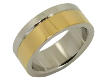 Modell Marie - 2 Ringe aus Edelstahl