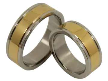 Modell Mathis - 2 Ringe aus Edelstahl