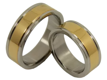 Model Mathis - ring pair stainless steel