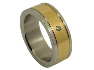 Model Mathis - ring pair stainless steel