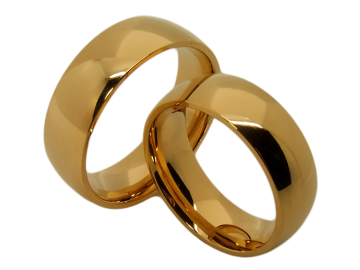 Modell Brooke - 2 Ringe aus Edelstahl