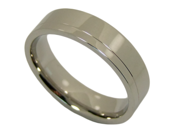 Modell Angelina - 1 Ring aus Edelstahl