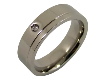 Model Angelina - single ring stainless steel