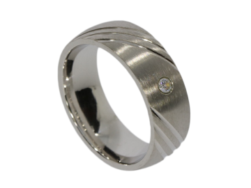 Modell Jasmin - 1 Ring aus Silber