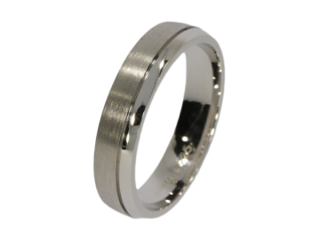 Model Tassilo - 1 narrow ring made of 925 silver