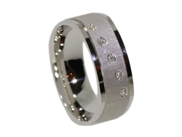 Model Cosmo - 2 wedding rings made of genuine silver