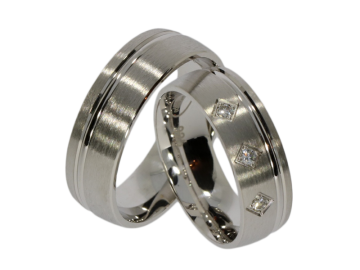Modell Yoris - 2 Ringe aus Sterlingsilber
