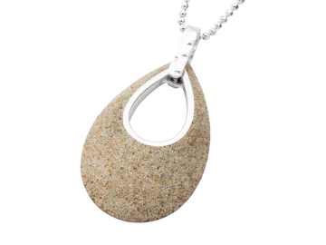 Drop shaped pendant Gota 925 silver