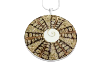 Spidershell pendant 925 silver