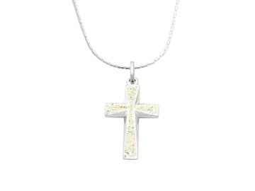 Pendant cross-shaped 925 silver