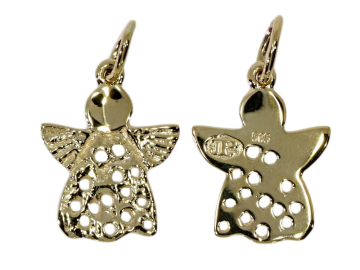 Schutzengel 925er Silber vergoldet