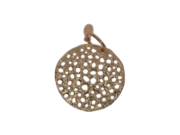 Perforated pendant small size 925 silver