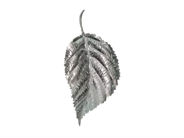 Pendant Leaf of a rose silver in 4 colors