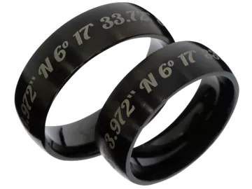 Model Ceres - 2 coordinate rings stainless steel