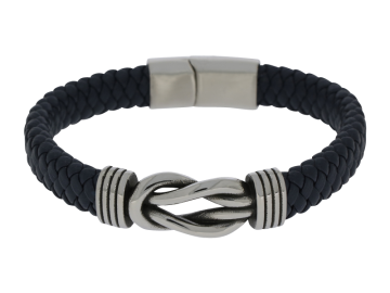 Lederarmband Gabriel rundgeflochten