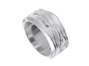 Modell Wellenspiel II - 1 Ring aus 925er Silber