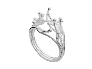 Modell Wellenspiel - 1 Ring aus 925er Silber