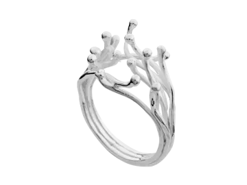 Modell Wellenspiel - 1 Ring aus 925er Silber