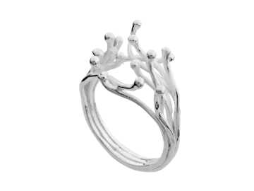 Model Wellenspiel - 1 ring made of 925 silver