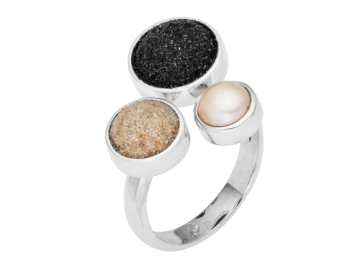 Modell Treibsand - 1 Ring aus 925er Silber