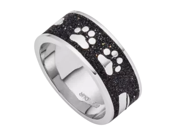 Model Lucky Dog - 1 band ring made of 925 silver