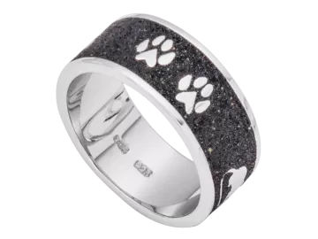 Model Lucky Cat - 1 band ring made of 925 silver