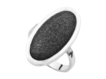 Modell Lavastrand oval - 1 Ring aus 925er Silber