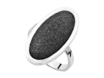 Model Lava beach oval - 1 ring of 925 silver