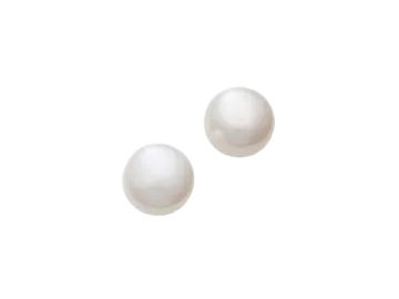 Pearl-earplugs 925 silver