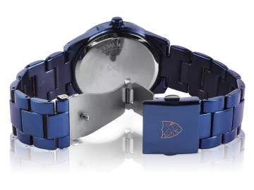 Pierrini ladies watch with stainless steel strap blue