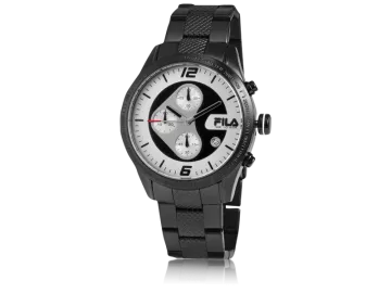 Fila men`s watch with black stainless steel strap