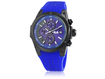 Fila men`s watch with blue silicone strap