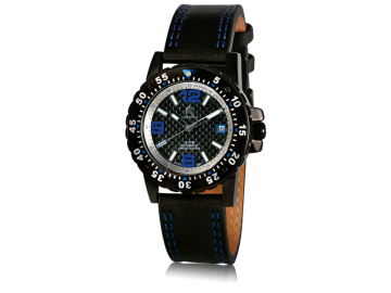 Carucci CA2184 Automatik Herrenuhr mit Echtlederband