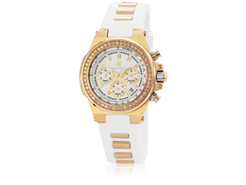 Carucci CA2215 ladies watch white&gold