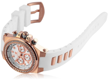 Carucci CA2215 Chronograph Damenuhr mit Kautschukband