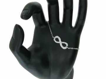 Armband Unendlichkeit 925er Sterling-Silber